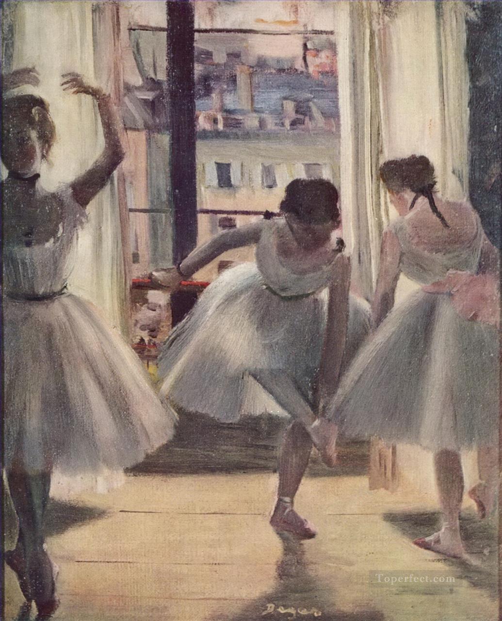 ballet dancers window Edgar Degas Oil Paintings
